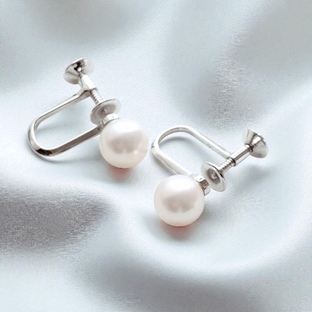 パールイヤリング あこや真珠