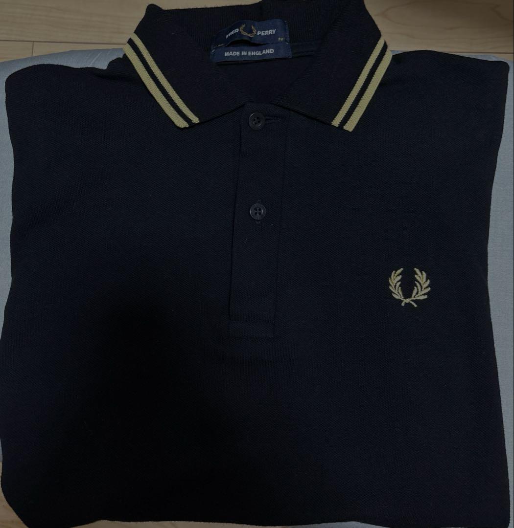 「美品✨️」FRED PERRY ポロシャツ M12 36黒金