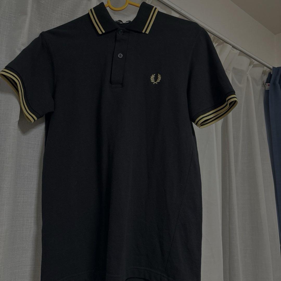 「美品✨️」FRED PERRY ポロシャツ M12 36黒金