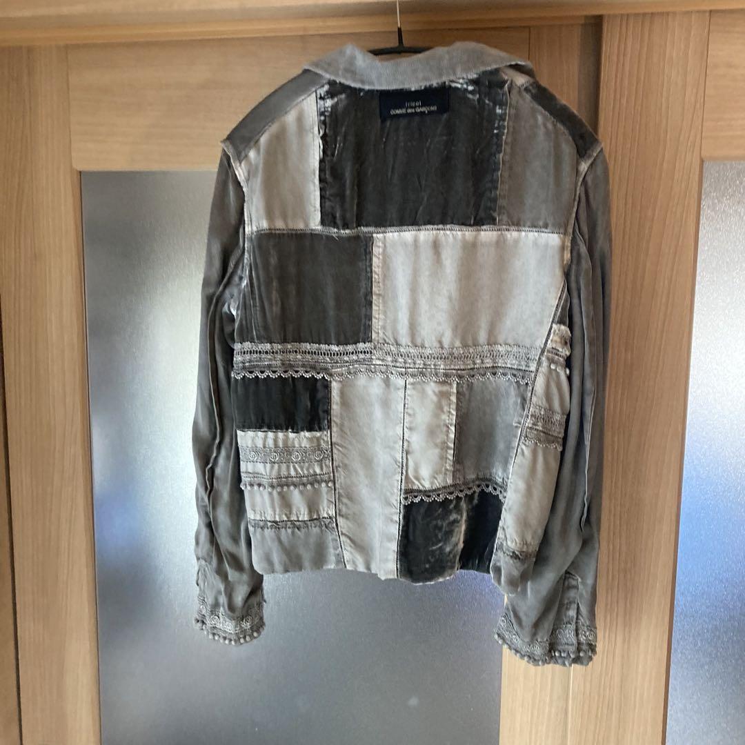 tricot comme des garçons リバーシブルパッチワークJK