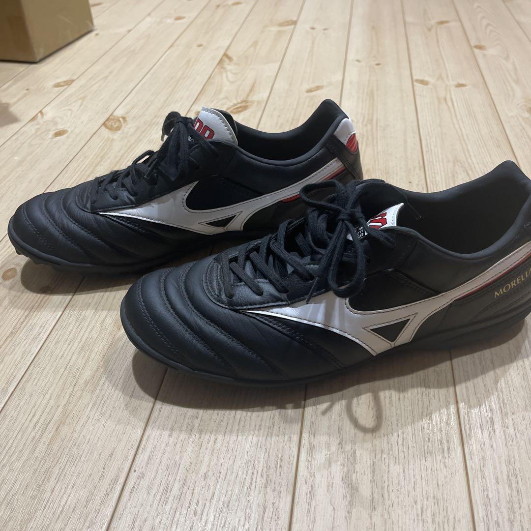 Mizuno Morelia サッカーシューズ ブラック/ホワイト/レッド