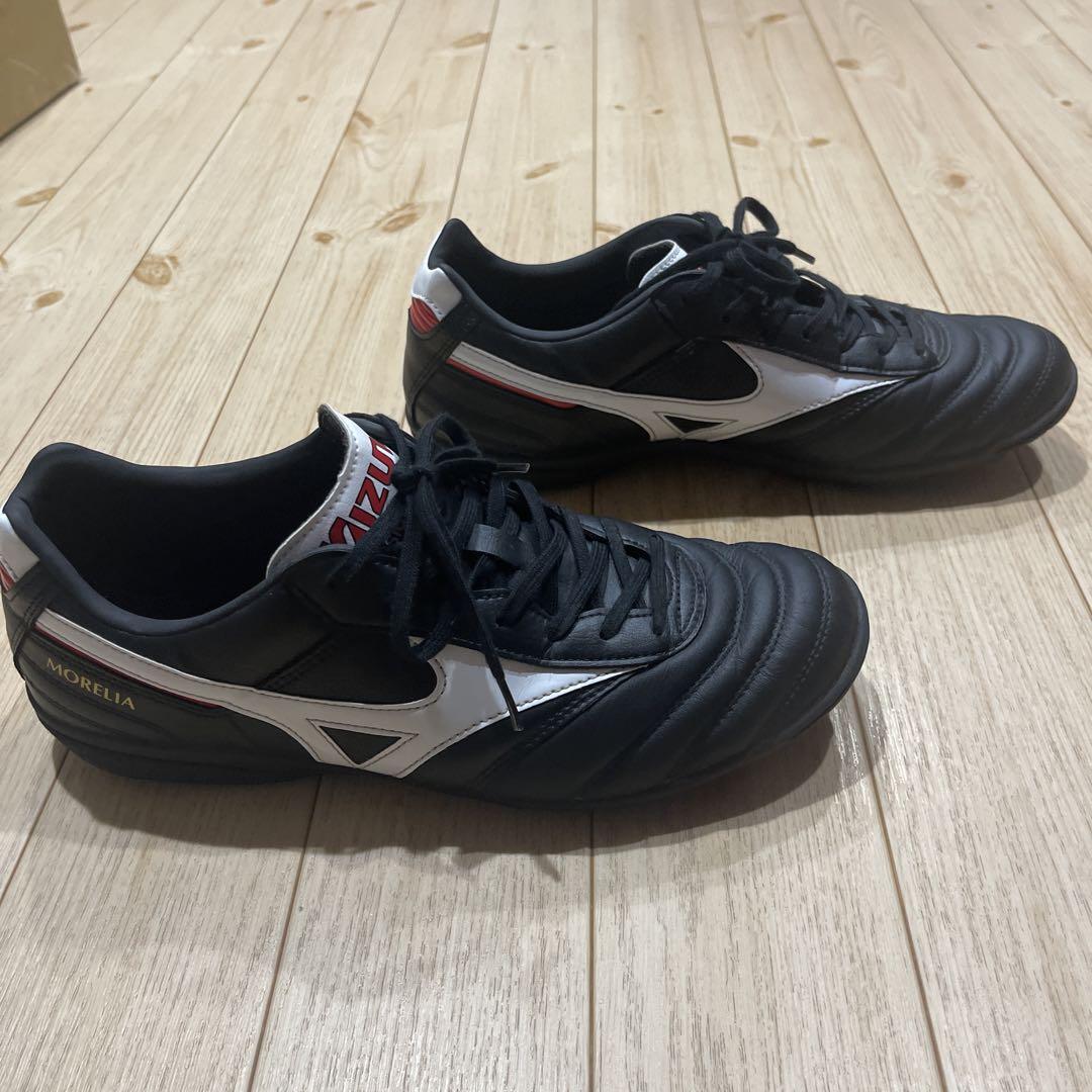 Mizuno Morelia サッカーシューズ ブラック/ホワイト/レッド