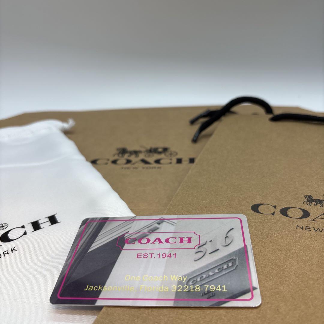 【新品未使用】COACH/コーチ　レディース長財布CH531 ブラックマルチ