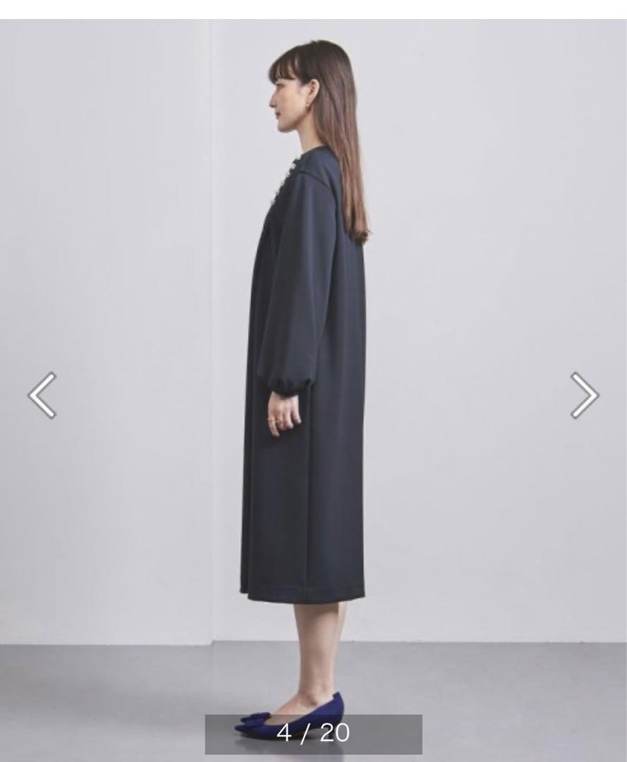 UNITED ARROWS SPONGY ワンピース　ネイビー　S