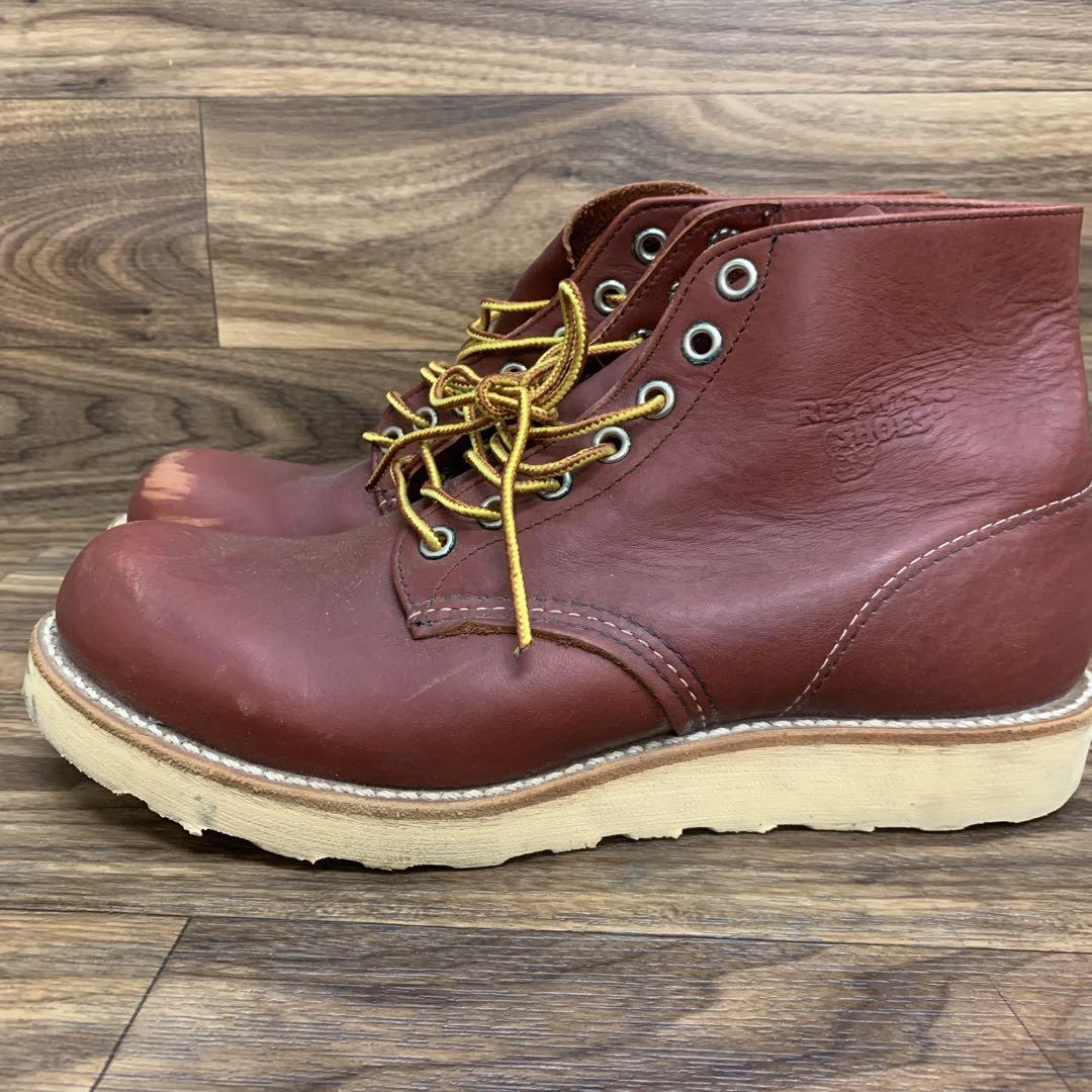 中古品　REDWING 9105 6INCH ROUND TOE BOOT