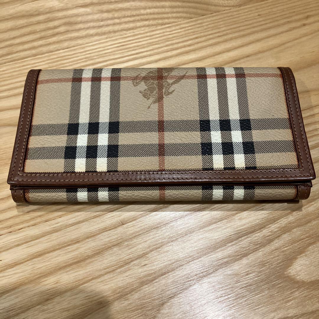 BURBERRY 二つ折り財布 ベージュ/ブラウン チェック柄 BURBERRY バーバリー 二つ折り財布 財布 メンズ チェック柄