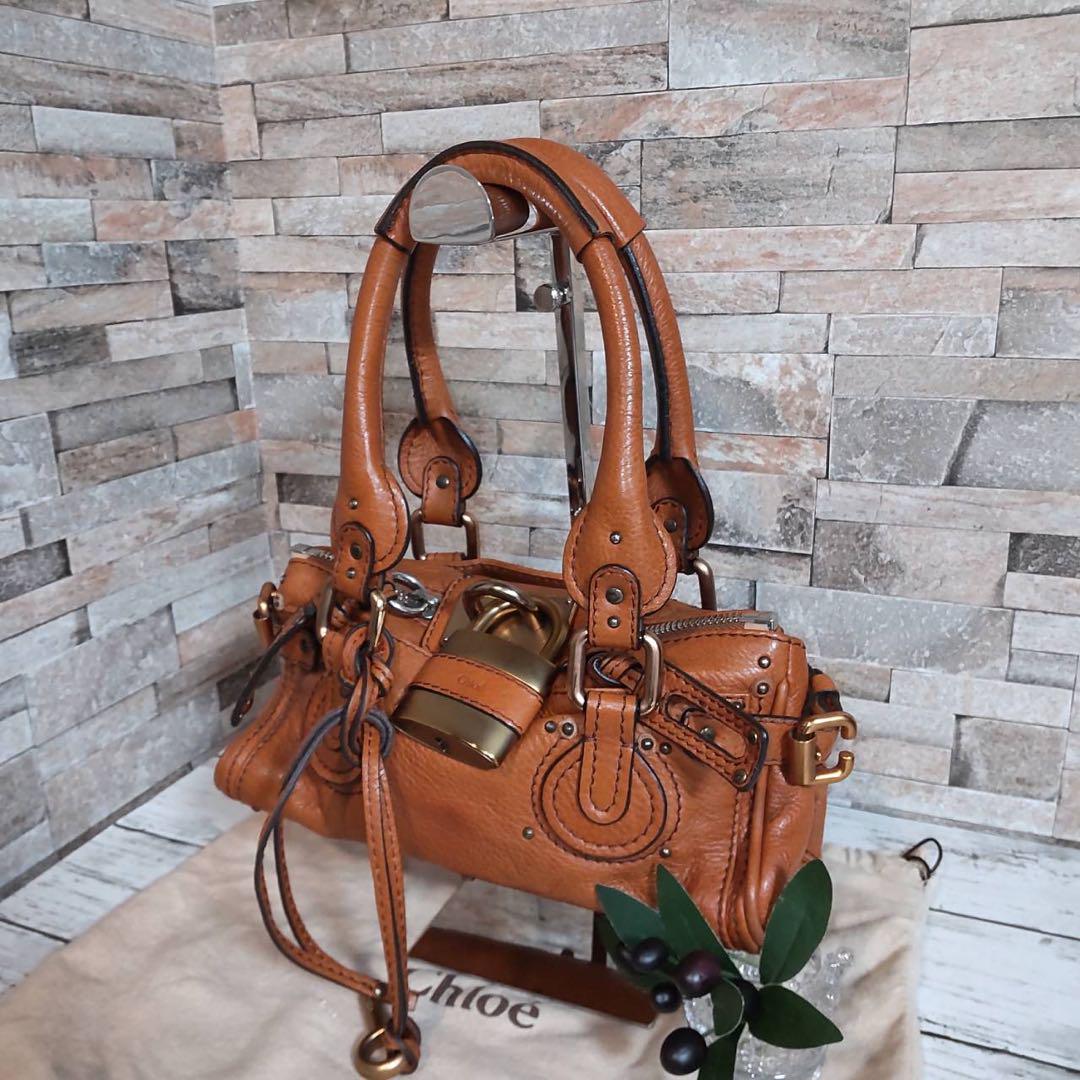 ☆超美品☆ Chloé クロエ パディントン ミニ レザーハンドバッグ