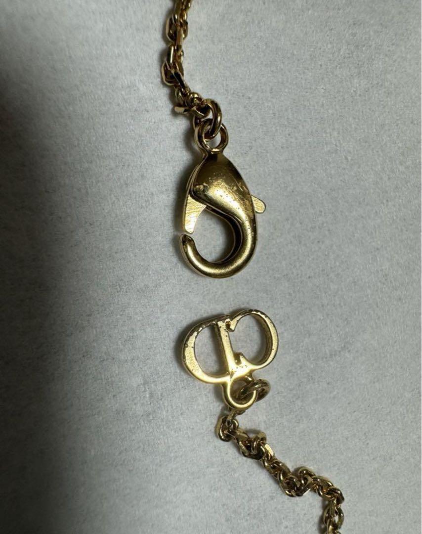 ヴィンテージ・中古】ディオール DIOR ハート石付きDロゴ