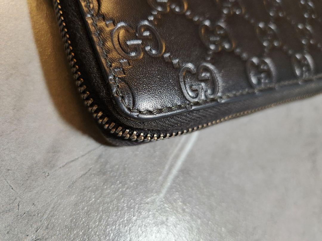 超美品！GUCCI 長財布 ブラック GGパターン