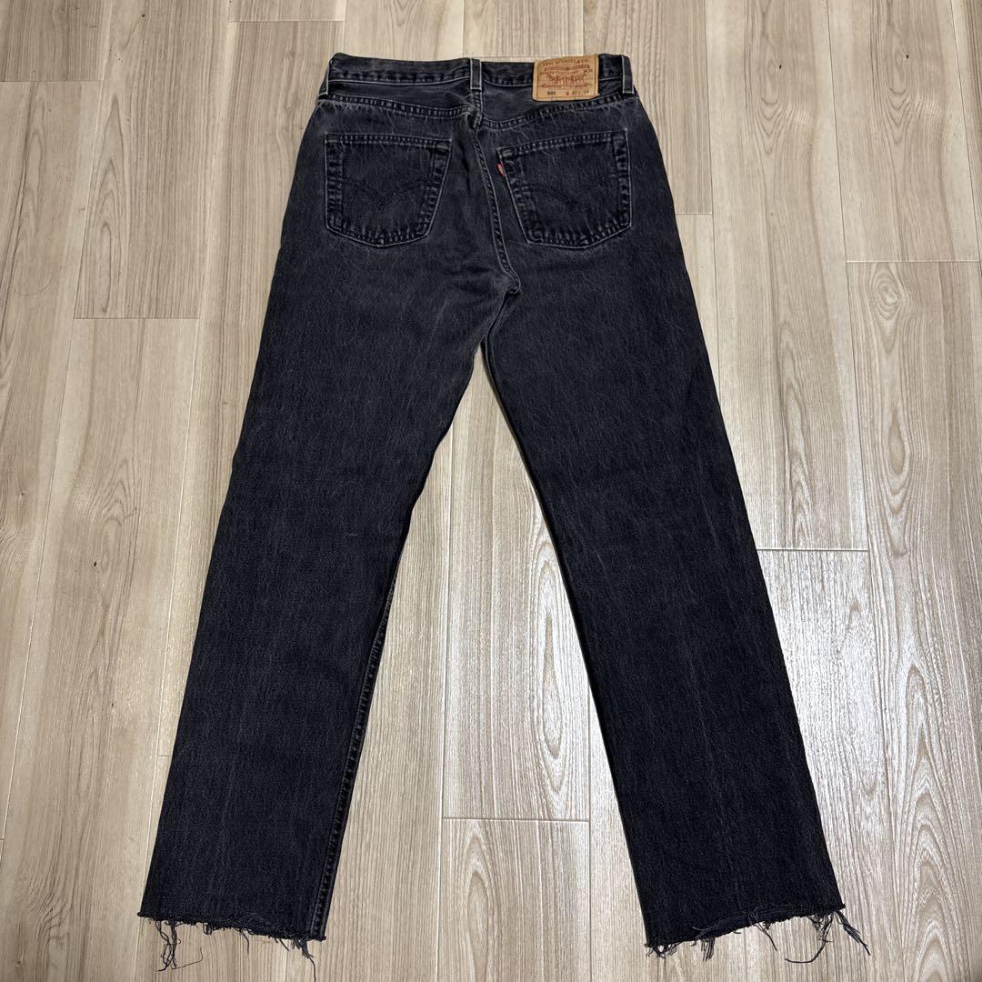 90s USA製 Levi'sリーバイス 501 ブラック デニムパンツ w34 L32