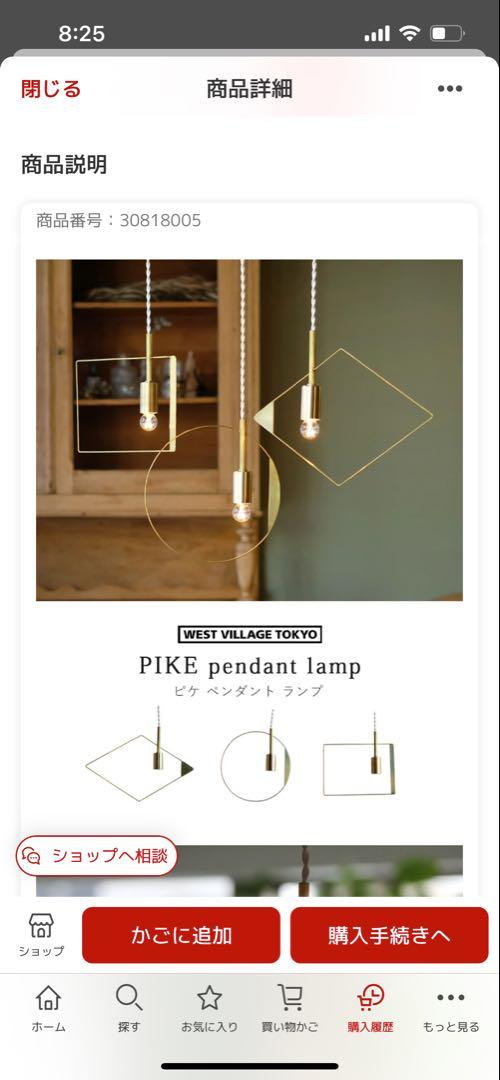 シーリングライト・天井照明 PIKE pendant lamp - WEST VILLAGE TOKYO