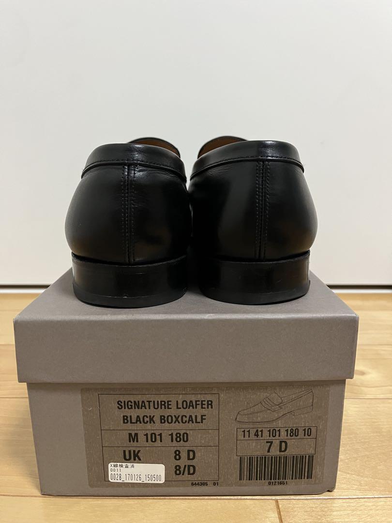【美品】7D ウエストン 180 シグニチャーローファー　　黒