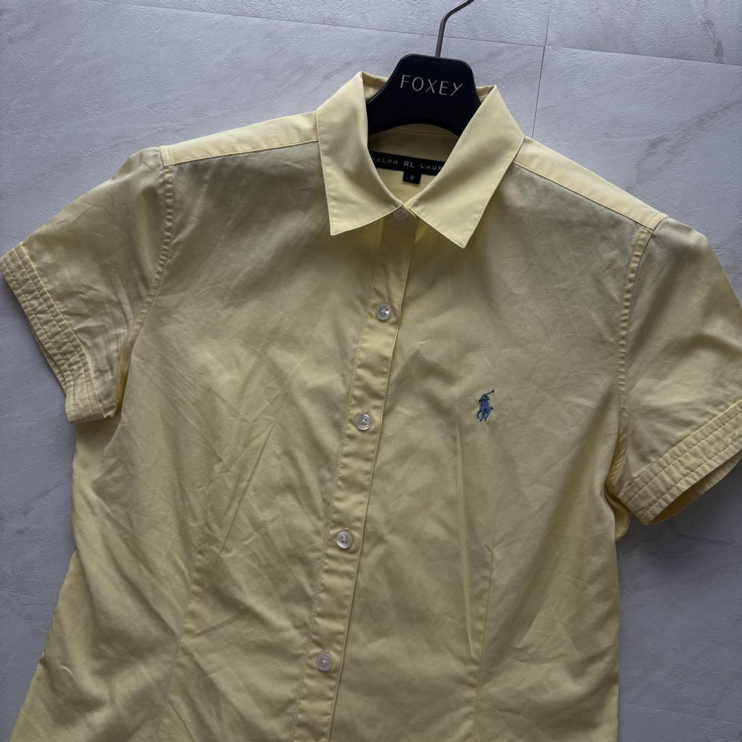 【希少】Ralph RL Lauren 半袖　ショート　シャツ　y2k ロゴ　9
