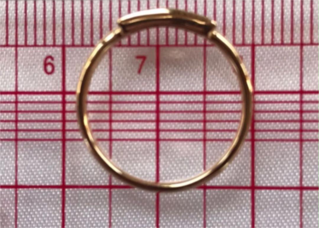 国産限定品 美品 STAR JEWELRY K18YG D0.09 ダイヤモンドリング APOi8-m11615624503 新作爆買い