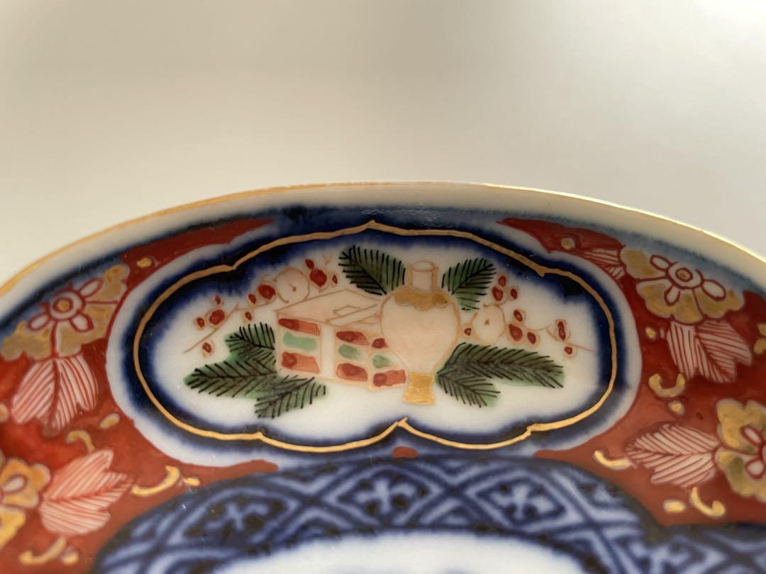 古伊万里　木瓜形　向付　2枚セット
