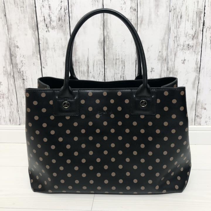 大人気人気SALE agnes b. アニエスベー ドット柄 水玉 トートバッグ 4Np6T-m11618439518 特価在庫あ