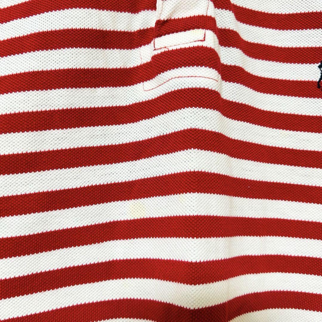 Polo by Ralph Lauren ラガーシャツ USA製 ボーダー XL