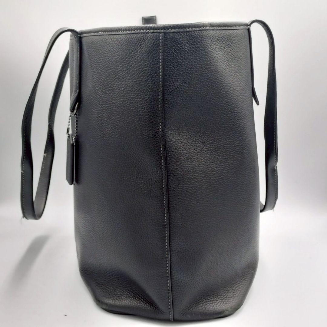 747 COACH コーチ レザー 　トート シボ革　ビジネス　A4 C9876