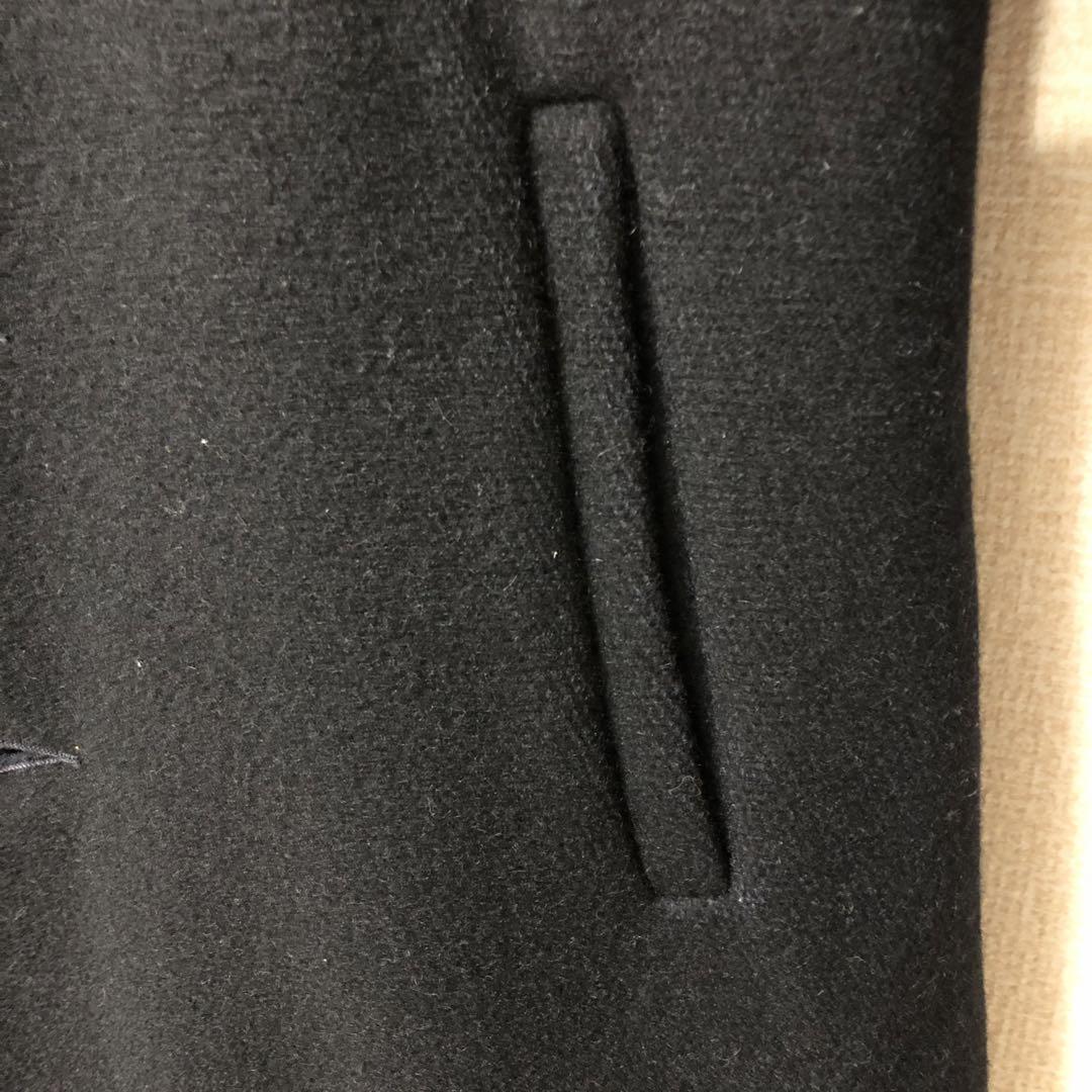 Schott ブラック ピーコート 34