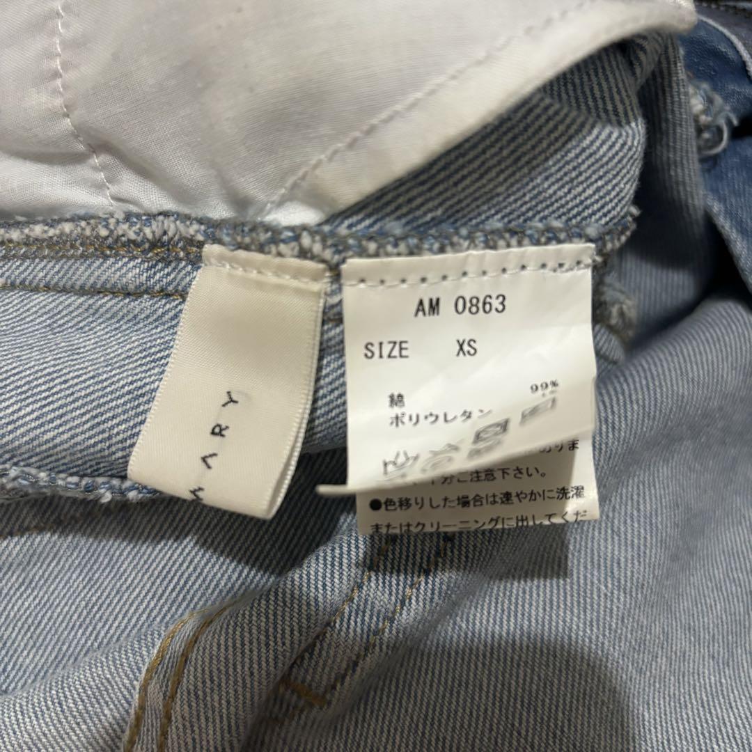 andmary Ribbon hip denim デニム リボン ヒップ