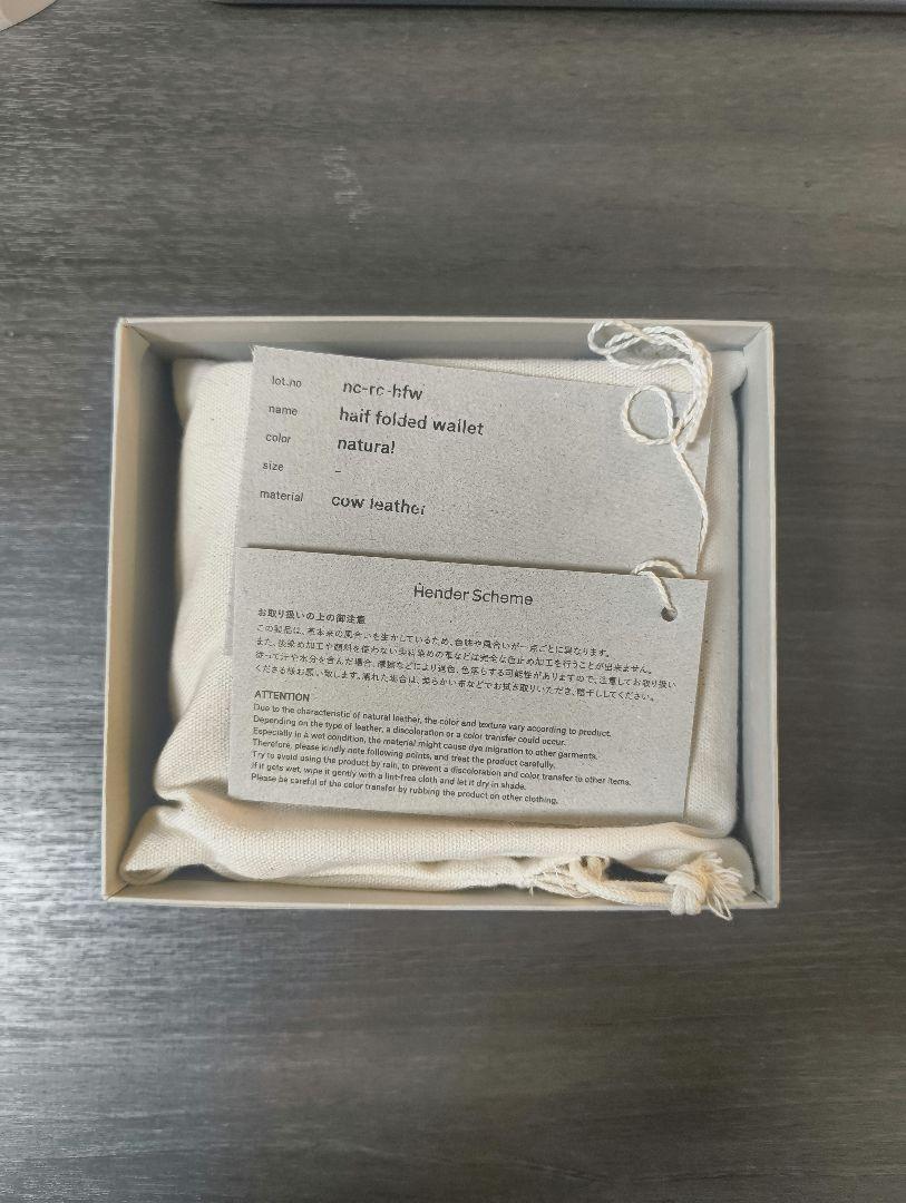 小物 Hender Scheme half folded wallet