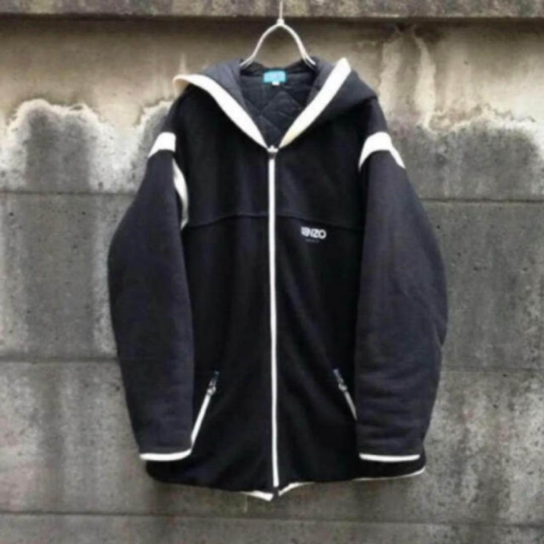 KENZO フード付き黒ジャケット SIZE Kenzo