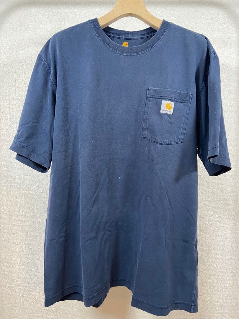 carhartt Tシャツ　ポケT ホンジュラス製　ビンテージ carhartt ポケットTシャツ アメカジ ホンジュラス製 古着 SM16