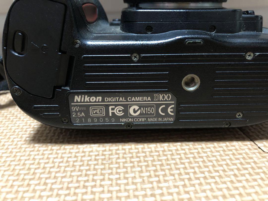 Nikon D100 一眼レフカメラ　レンズおまけ　ジャンク