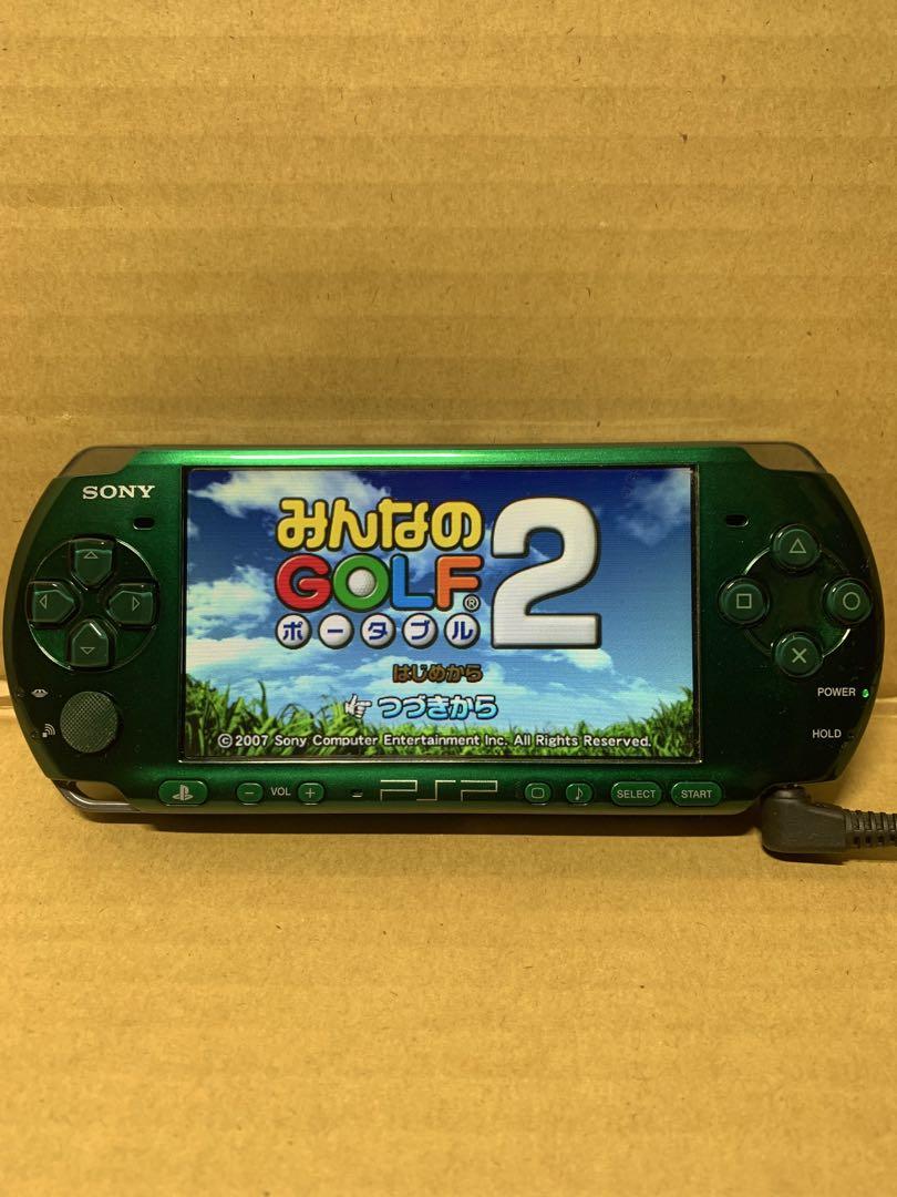 PSP 3000 本体 スピリティッド グリーン 美品