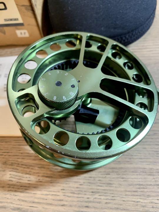 SAGE 2550 フライリール 緑フライフィッシングフライリールセージ