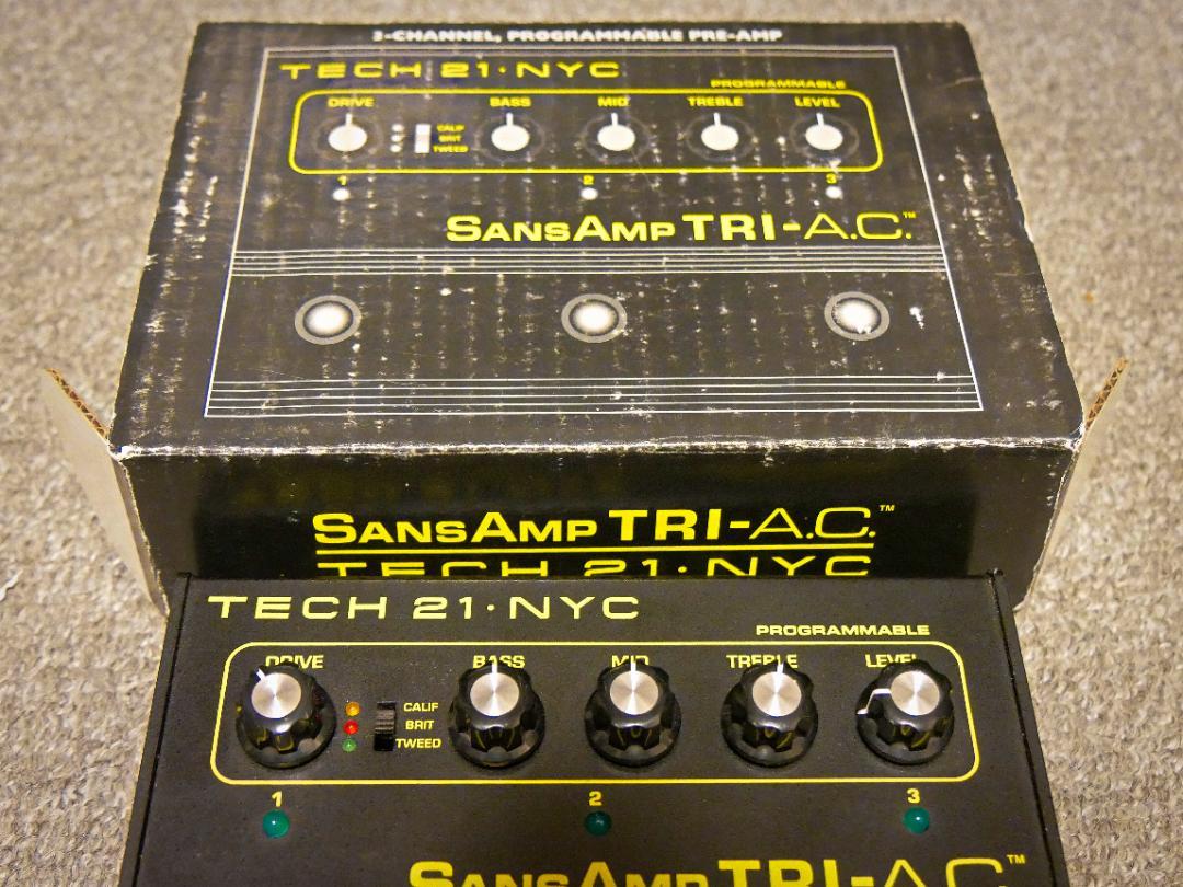 箱/説明書付】TECH 21 NYC SansAmp TRI-A.C. ギター