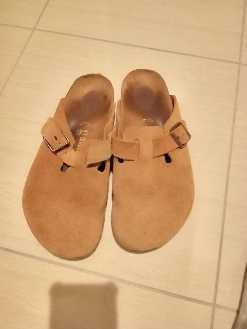 Birkenstock ベージュ スエード サンダル 41