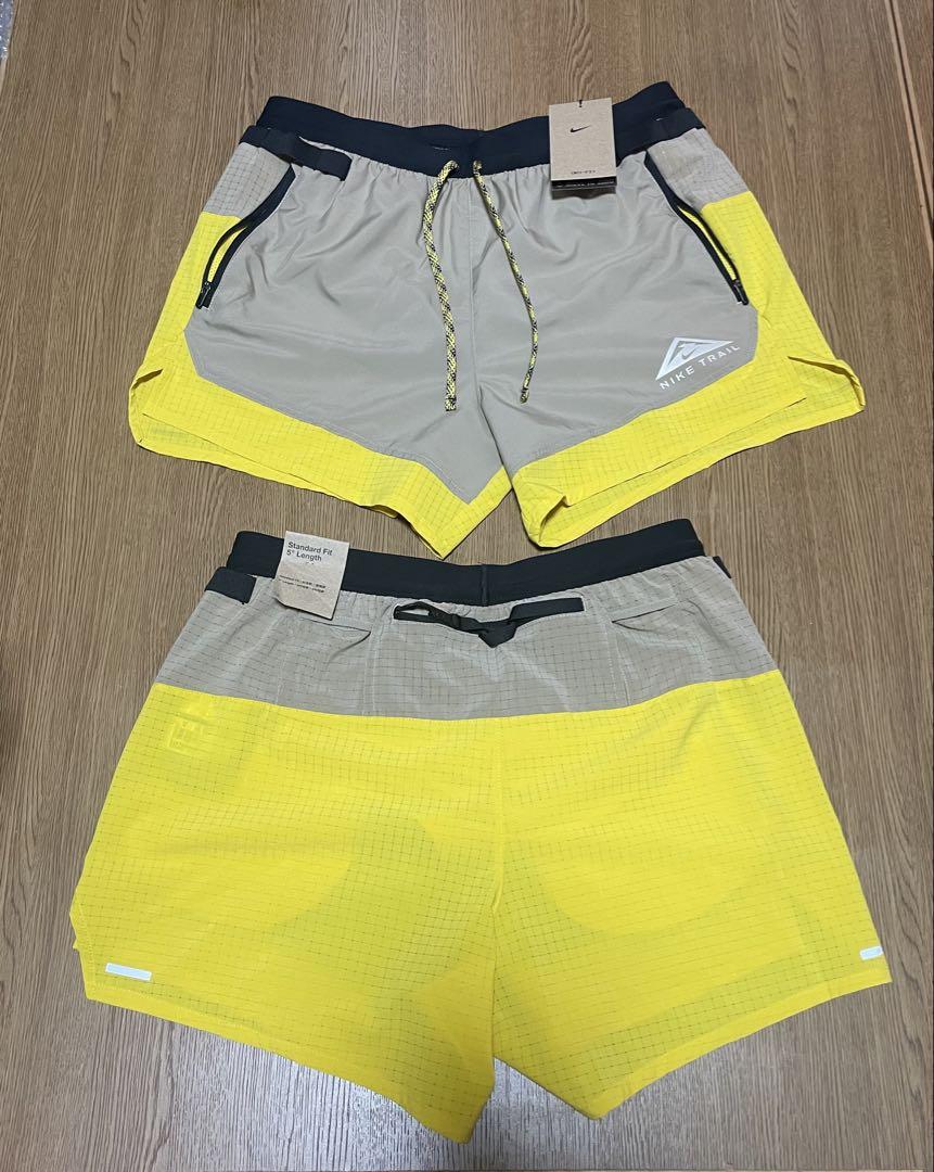 新品　NIKE TRAIL メンズ インナー付きショートパンツ ランニング M