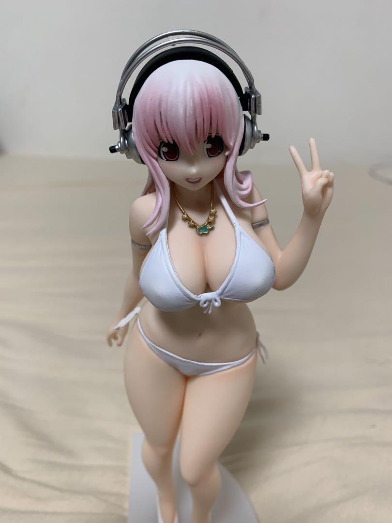 すーぱーぽちゃ子 すーぱーそに子　白水着　ビキニ　フィギュア　セット