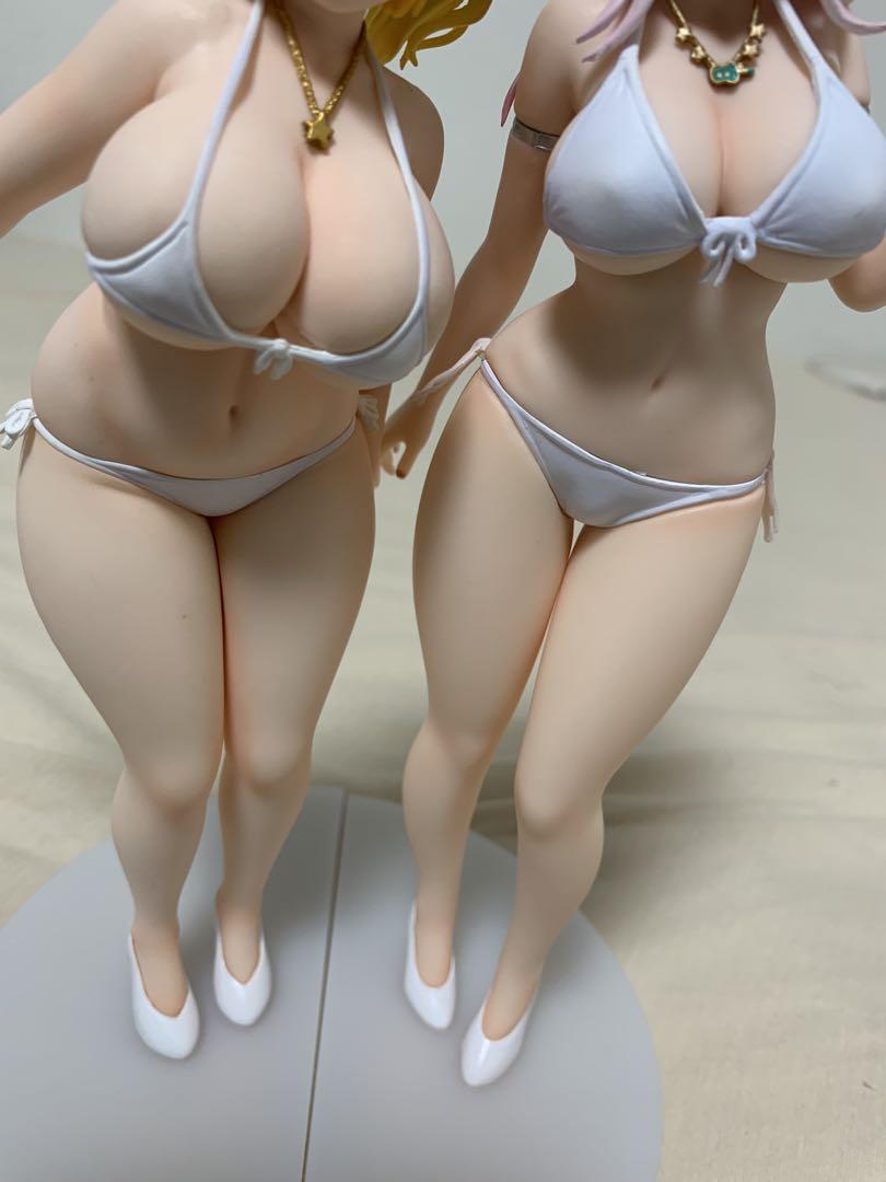 すーぱーぽちゃ子 すーぱーそに子　白水着　ビキニ　フィギュア　セット