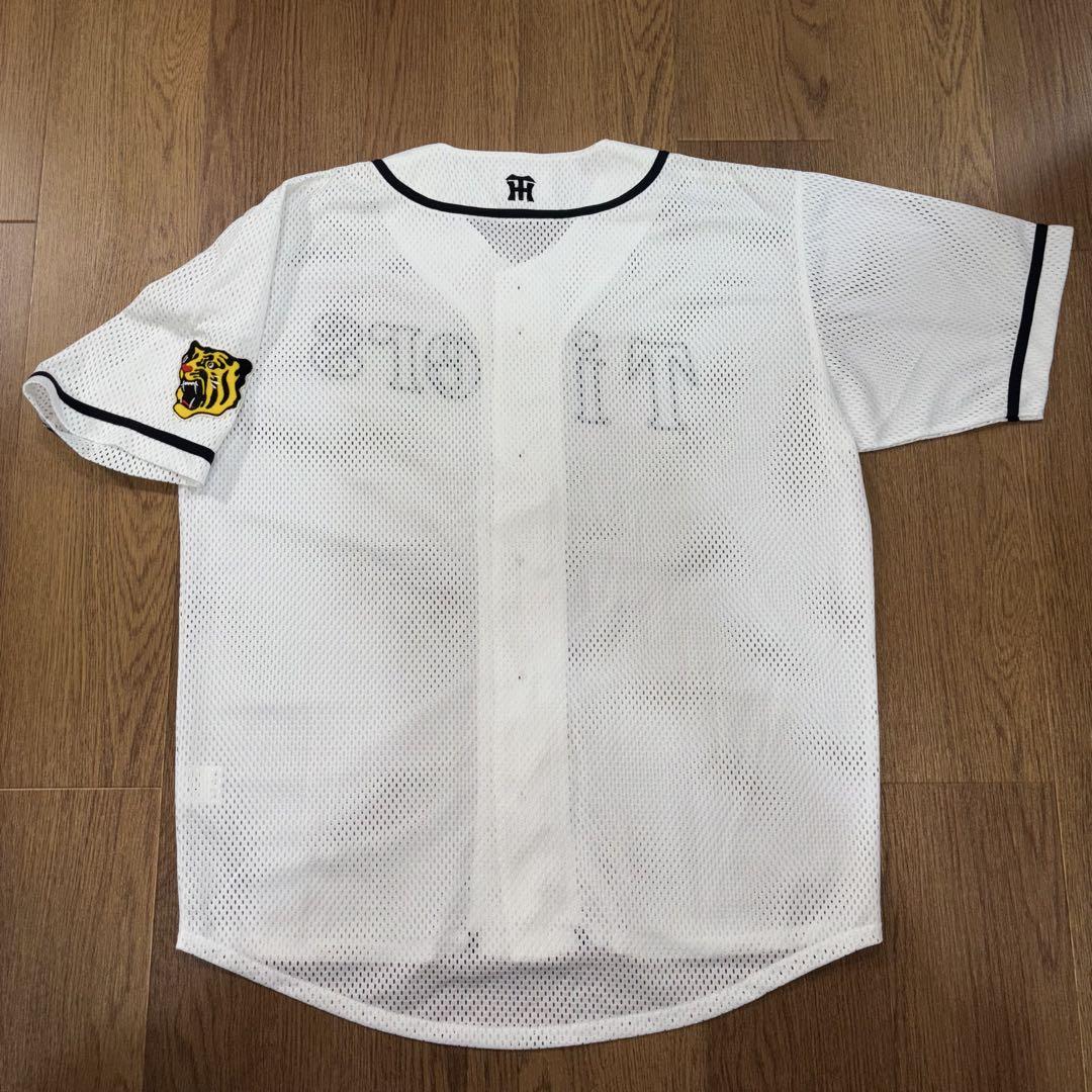 阪神タイガース ユニフォーム 白 ホワイト Ｏサイズ 大きいサイズ メッシュ