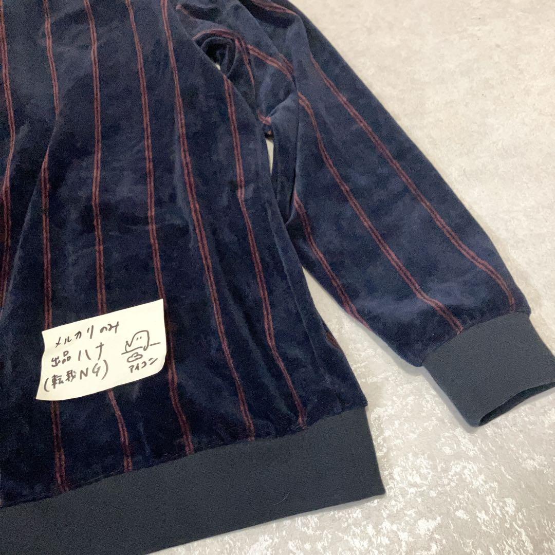 【新品タグ付き】FRED PERRYフレッドペリー、ベロア素材、長袖ポロシャツ