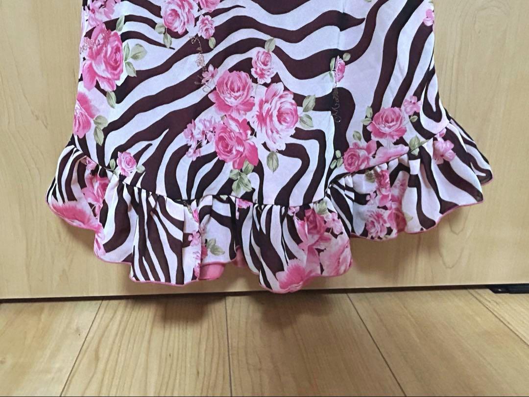 MA✽RS♡武藤静香ちゃん着用♡カタログ掲載♡ゼブラ薔薇柄キャミ