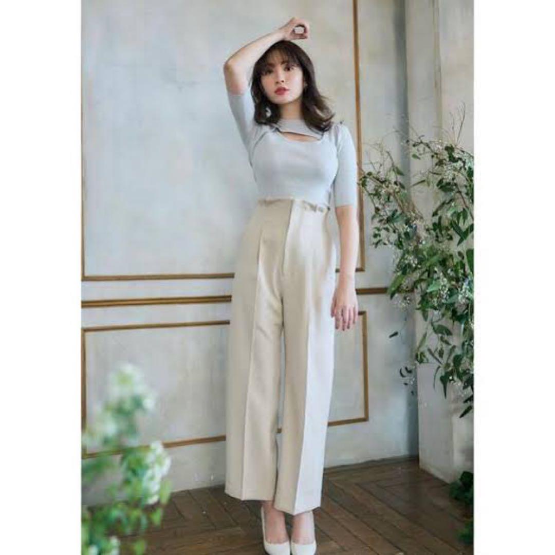 herlipto Back Double Belted Pants