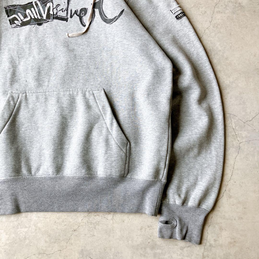 00s Y2K QUIKSILVER パーカー 裏起毛 ふかふか テック 古着 00s Y2K QUIKSILVER パーカー 裏起毛 ふかふか テック 古着