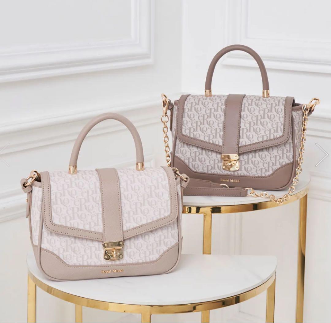 monogram mini shoulder bag【beige】 – BUNNY APARTMENT