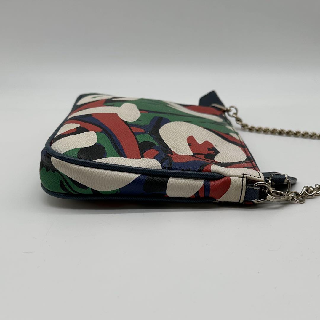 【美品】 Vivienne ショルダーバッグ レザー サフィアーノ オーブ 紺