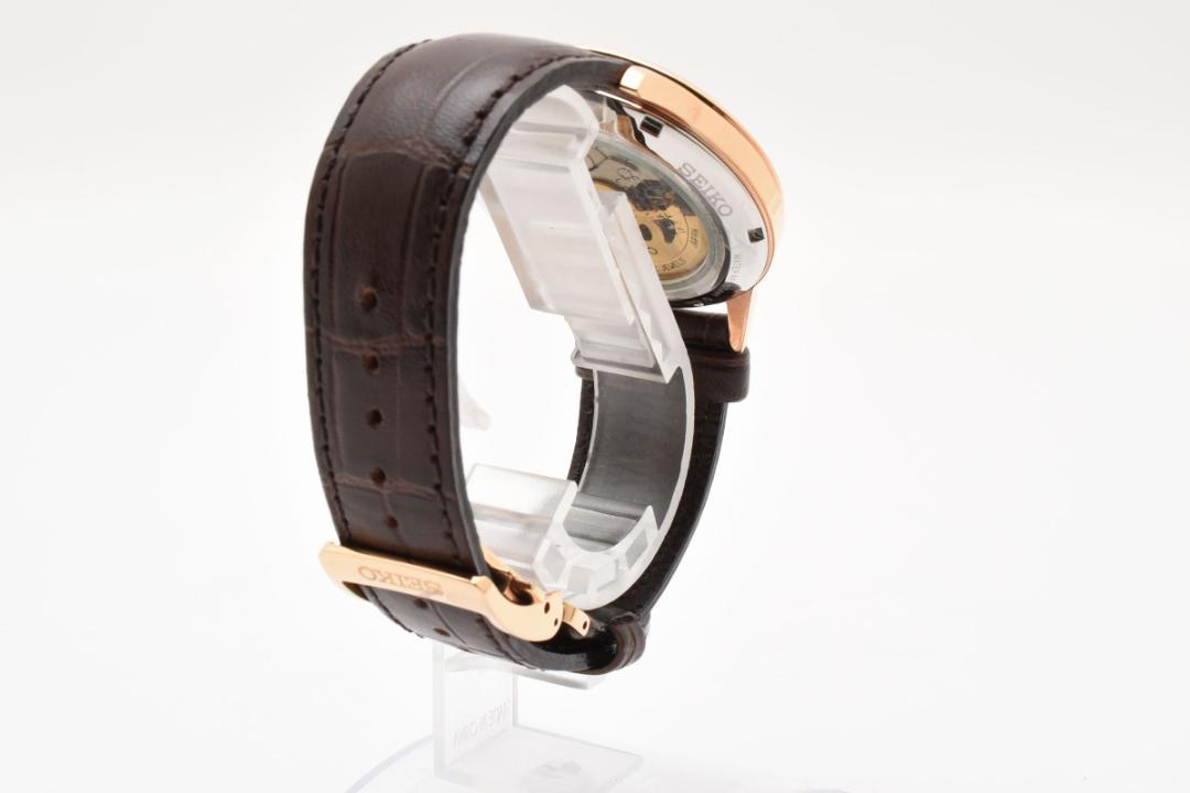SEIKO プレサージュ SARY128 ブラウン 自動巻き 40mm 箱付