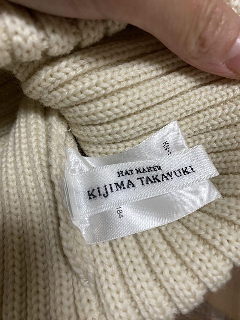 KIJIMA TAKAYUKI ニットビーニー クリーム