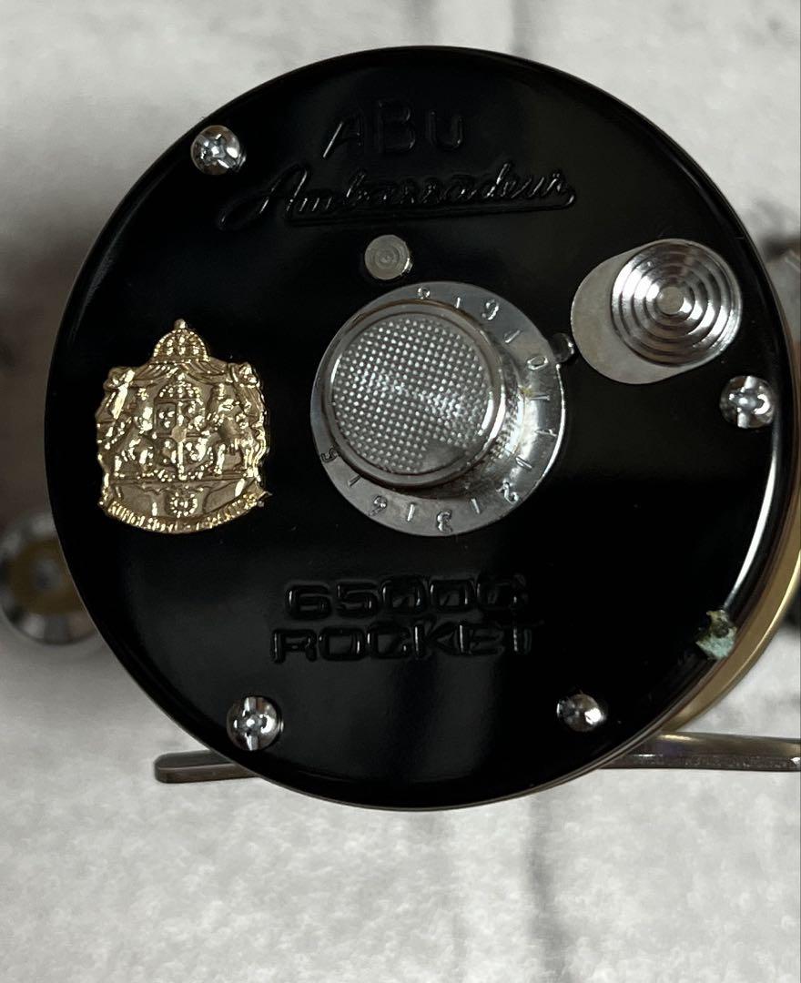 ★アブガルシア ABU 6500C ROCKET リール 黒 ※現状販売