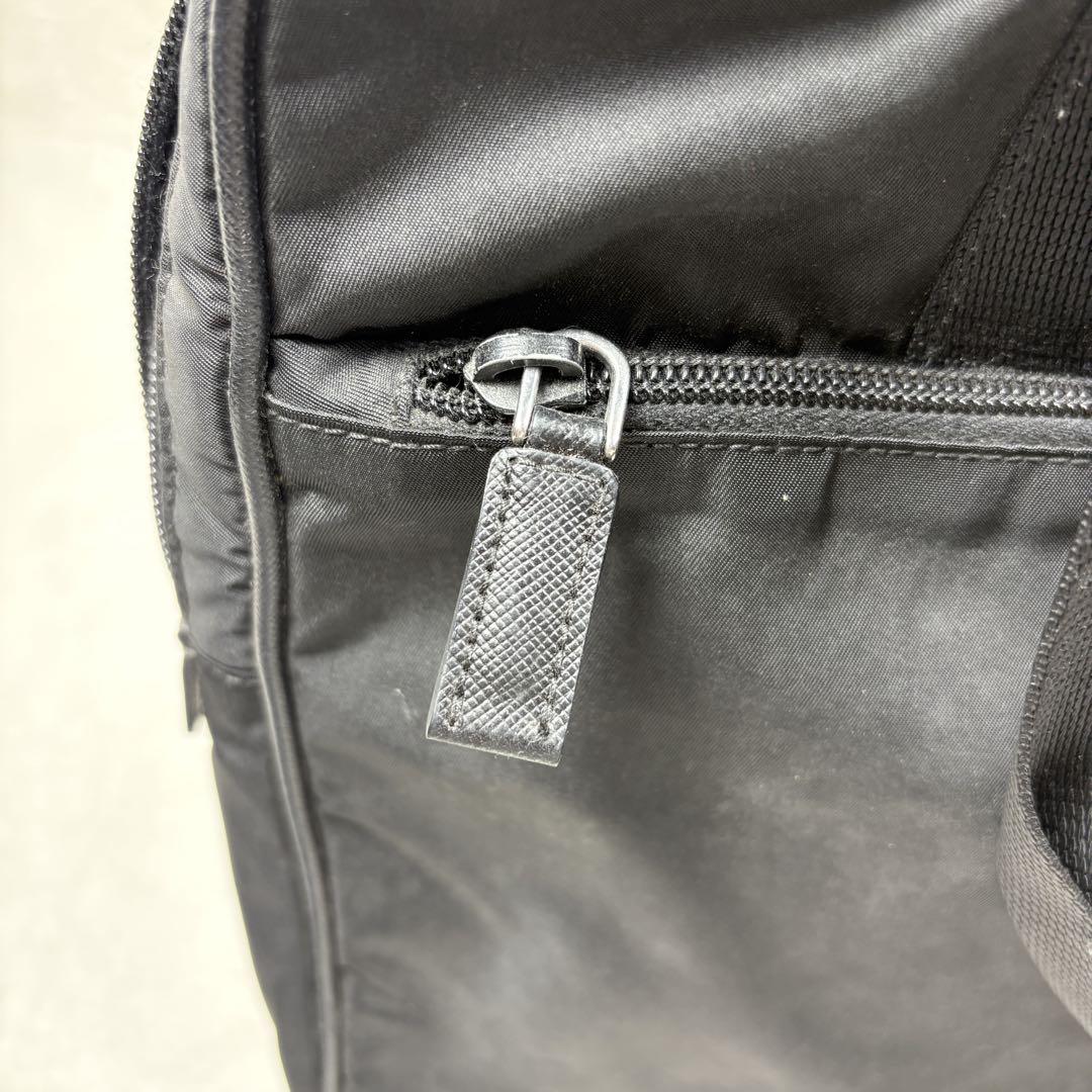 PRADA プラダ ビジネスバッグ 黒 テスートナイロン A4 三角ロゴ