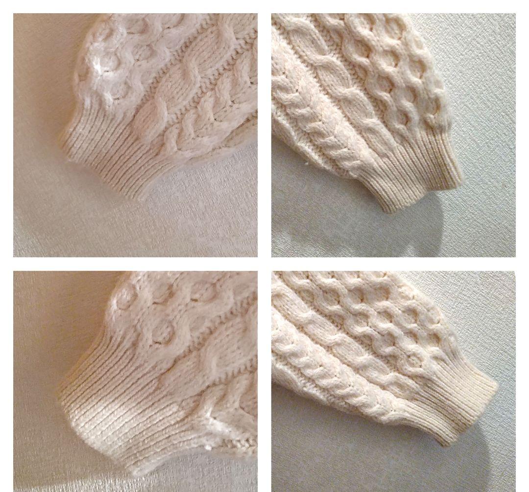 COUNTRY knitwear ウール100％ ニットセーター SIZE F