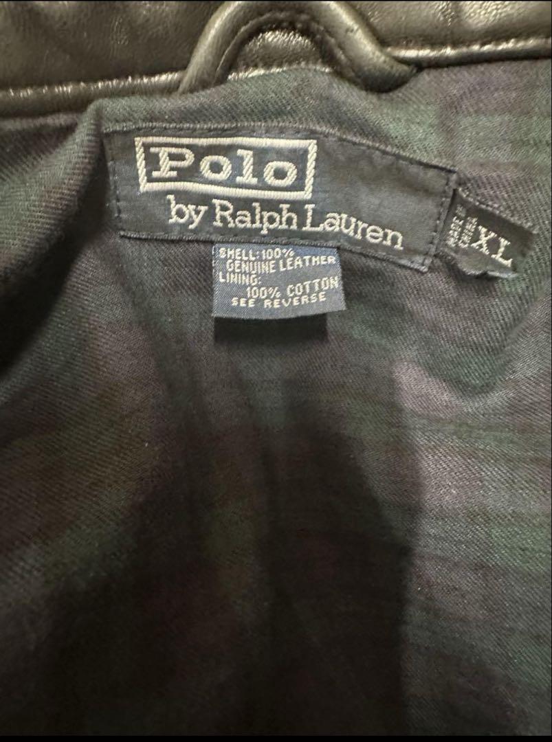 ジャケット・アウター polo by ralph lauren leather jacket 90s
