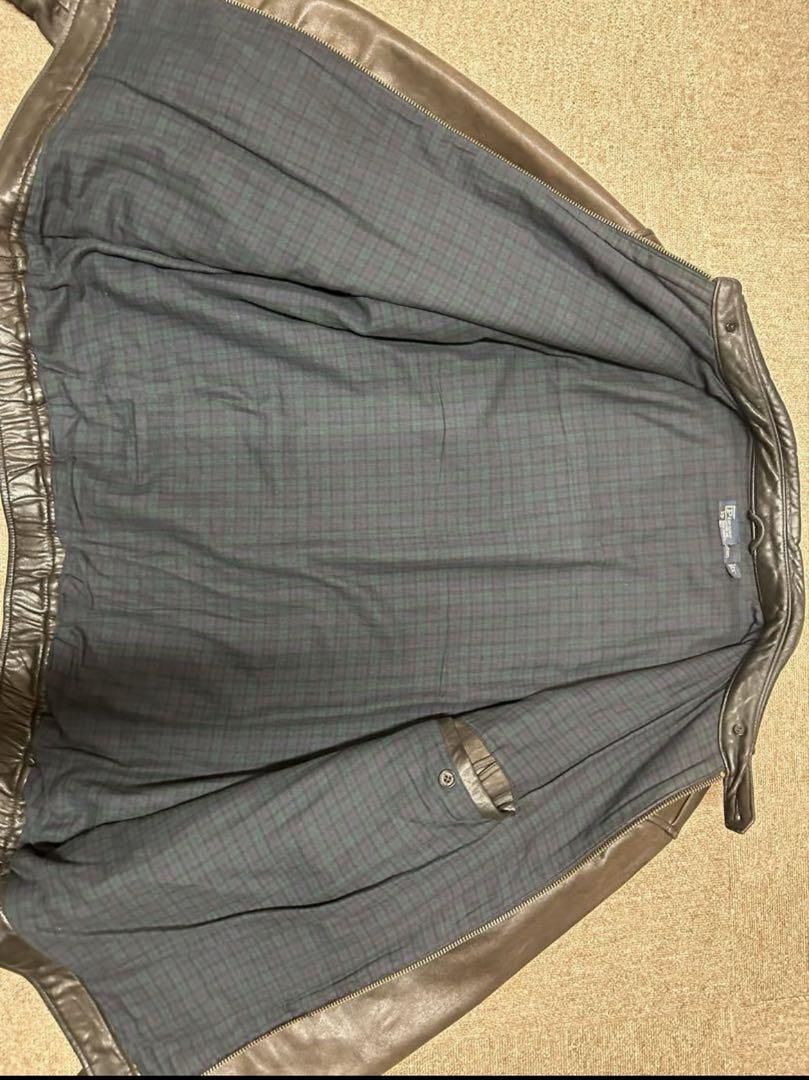 ジャケット・アウター polo by ralph lauren leather jacket 90s