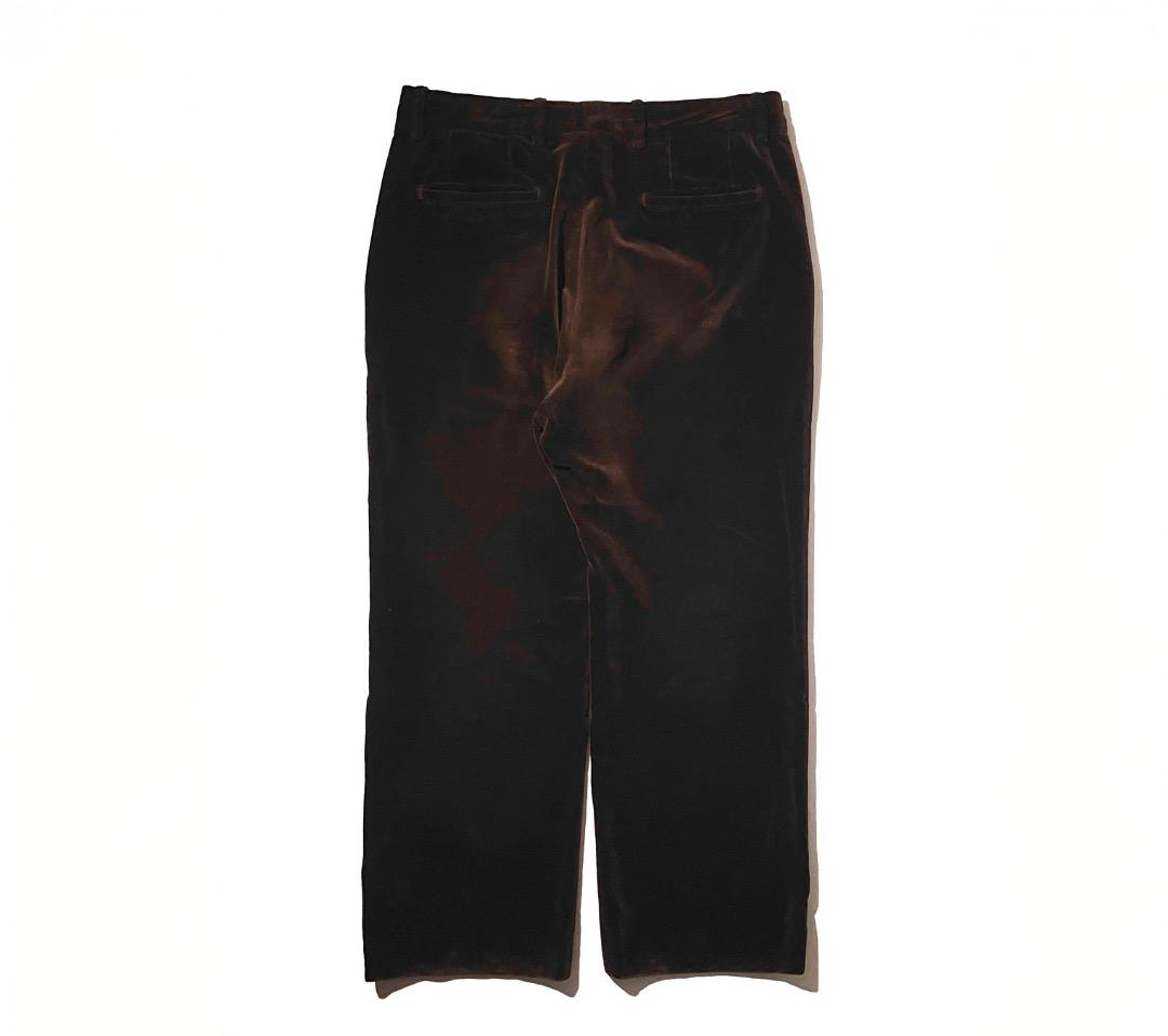 初期 01aw Martin Margiela 10 ベルベットスラックス